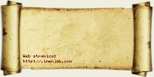 Isidor Nedić vizit kartica